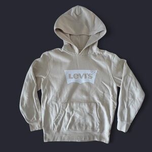 Levi’s Cream and White Hoodie